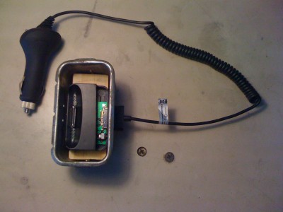 support iphone dans le cendrier de combi split support iphone dans le cendrier de combi split