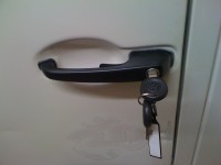 poignées noire baywindow