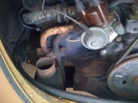 double réchauffage gauche vw cox