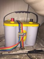 fixation batterie auxilière